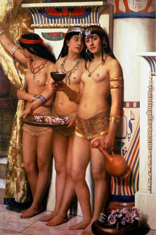 John Collier Pharaoh's Handmaidens